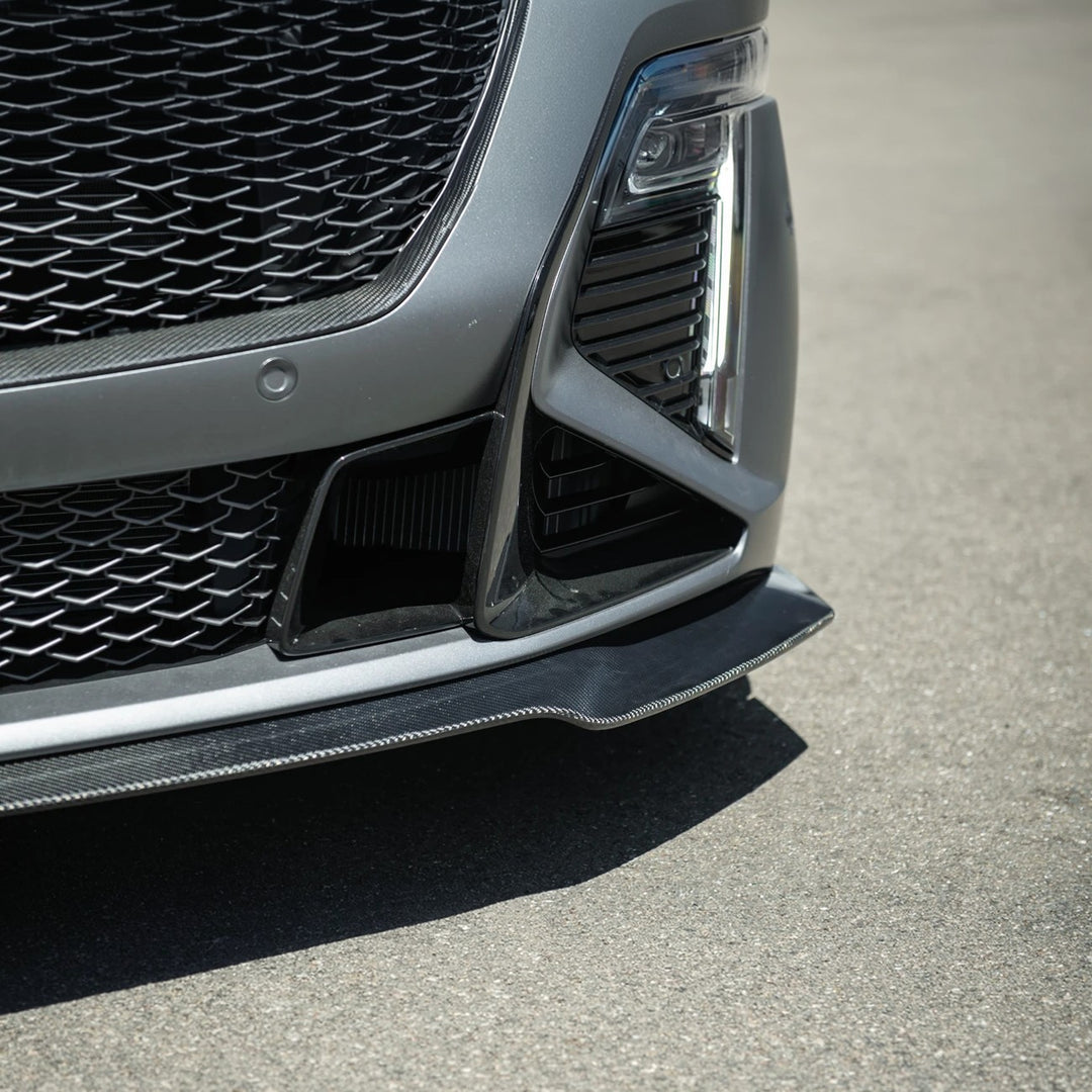 2025-Up Cadillac CT5-V Blackwing Carbon Fiber Factory Style Front Bumper Splitter Lip Replacement