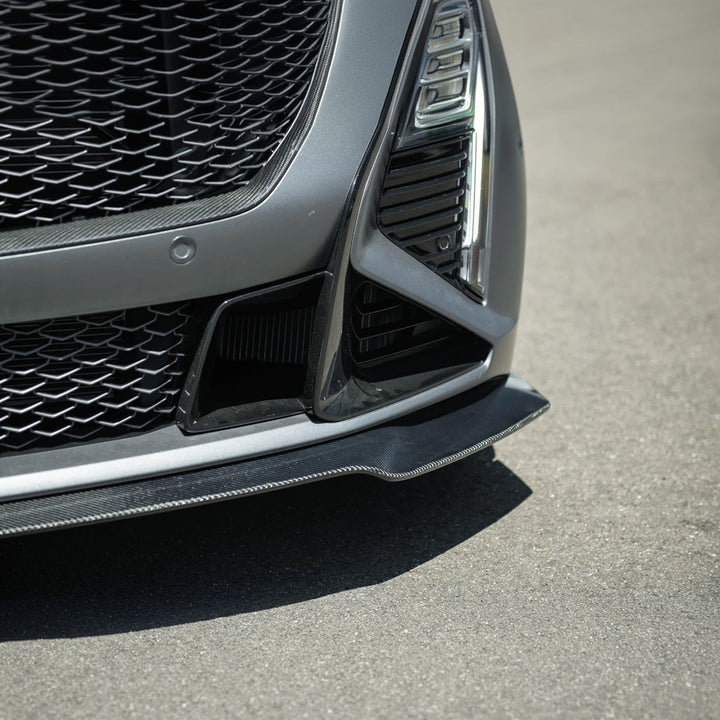 2025-Up Cadillac CT5-V Blackwing Carbon Fiber Factory Style Front Bumper Splitter Lip Replacement