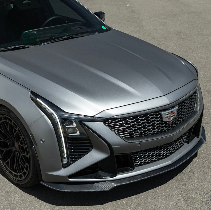 2025-Up Cadillac CT5-V Blackwing | Extended CARBON FIBER Front Lip Splitter