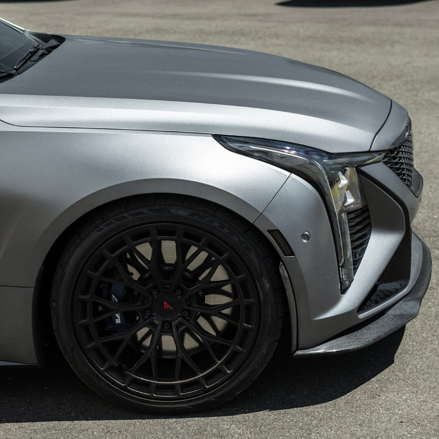 2025-Up Cadillac CT5-V Blackwing | Extended CARBON FIBER Front Lip Splitter