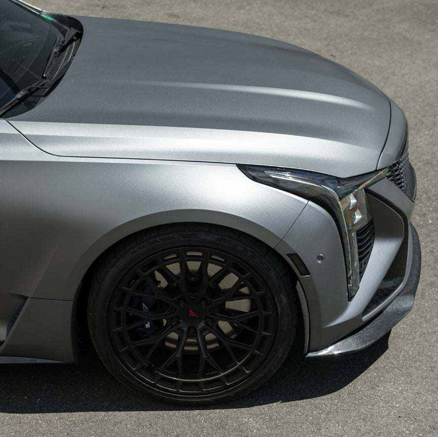 2025-Up Cadillac CT5-V Blackwing | Extended CARBON FIBER Front Lip Splitter