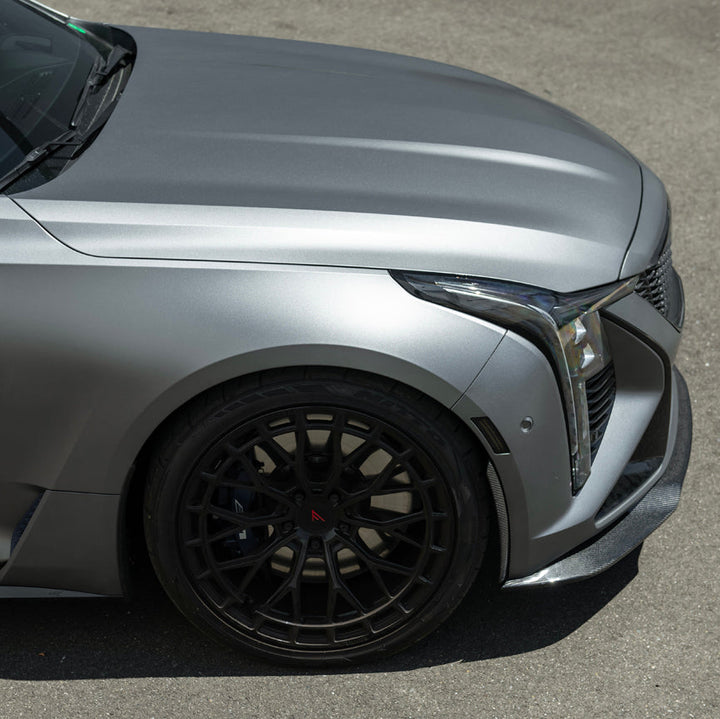 2025-Up Cadillac CT5-V Blackwing | Extended CARBON FIBER Front Lip Splitter