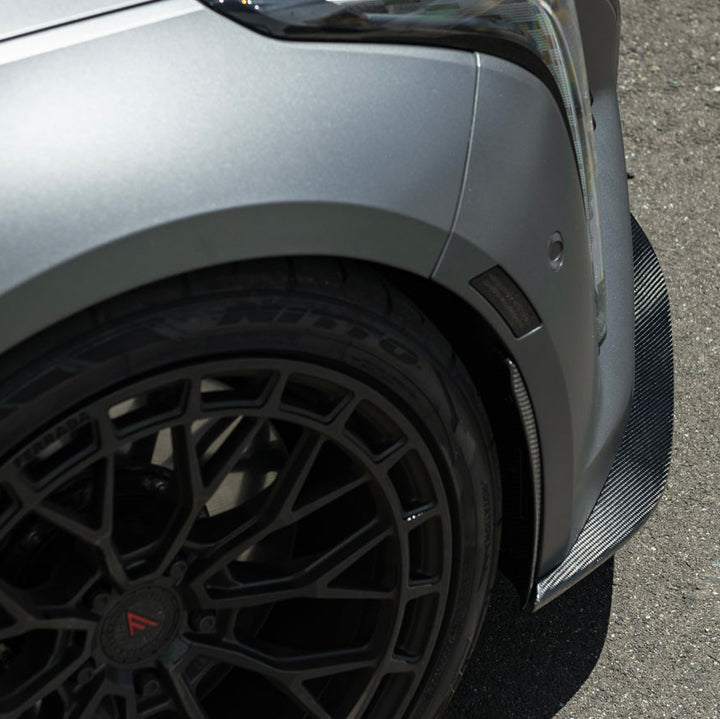 2025-Up Cadillac CT5-V Blackwing | Extended CARBON FIBER Front Lip Splitter