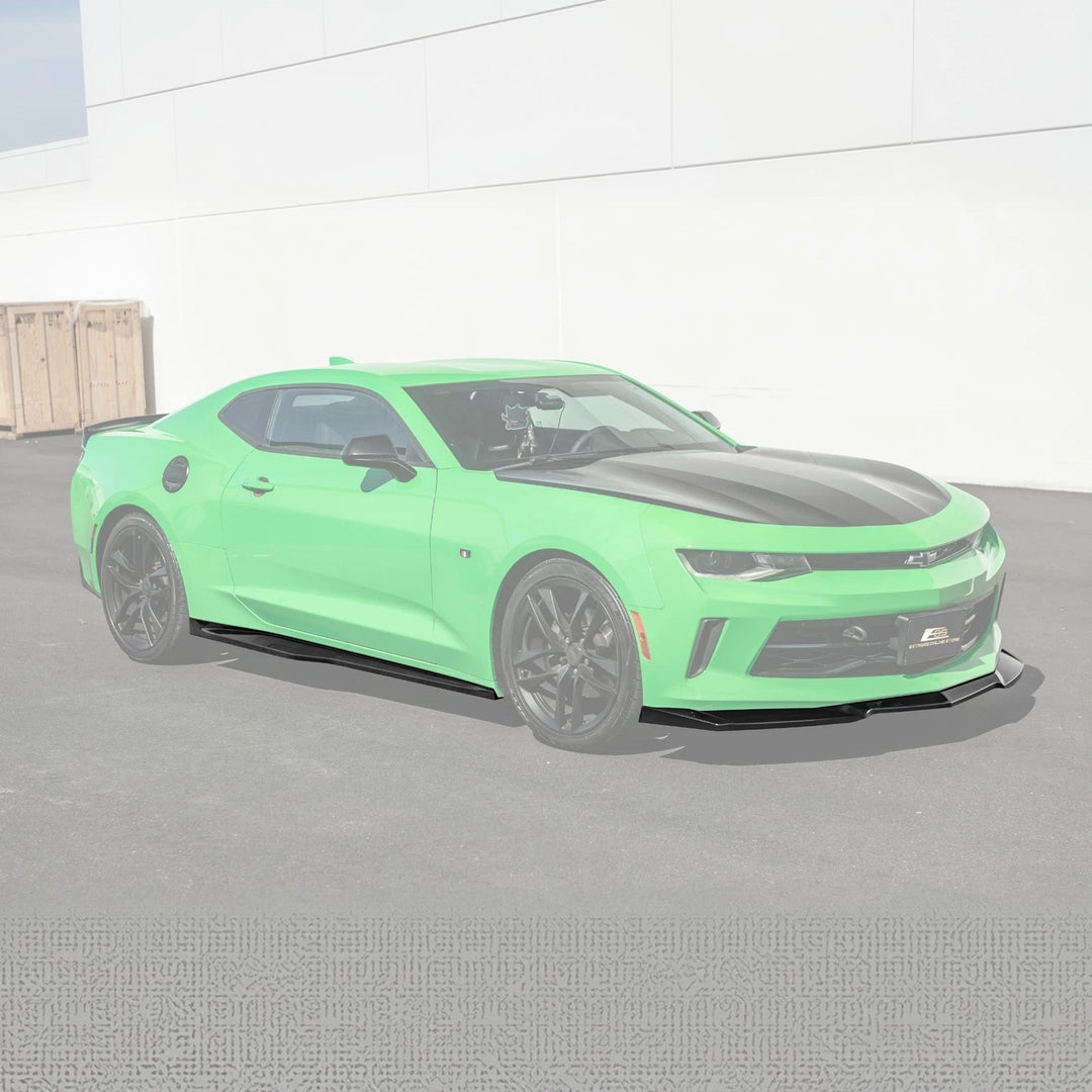 2016-18 Camaro LT LS RS l ZL1 Style Front Lip Splitter &amp; Side Skirt