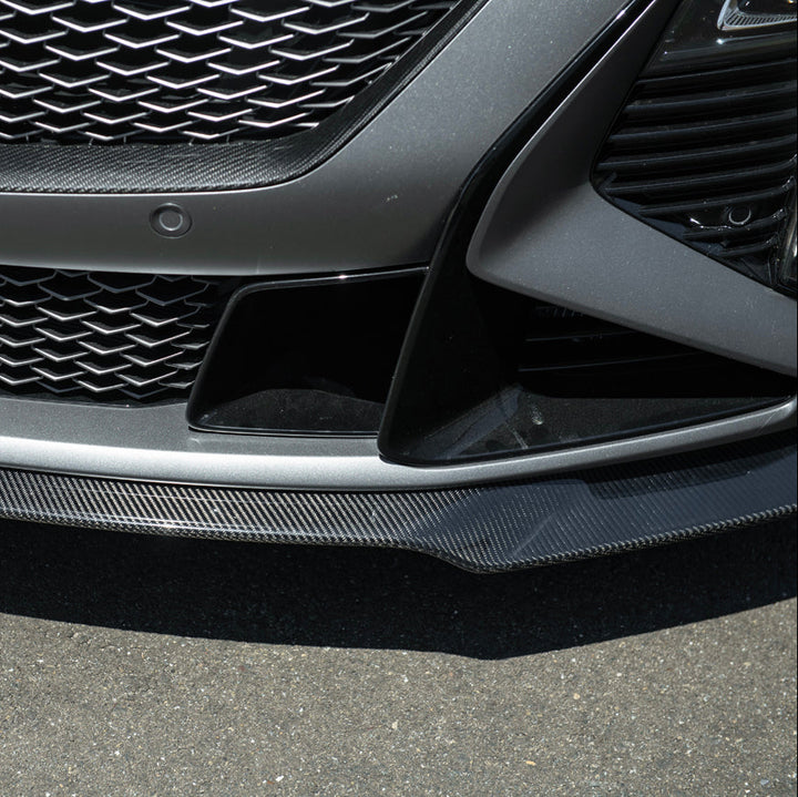 2025-Up Cadillac CT5-V Blackwing | Extended CARBON FIBER Front Lip Splitter