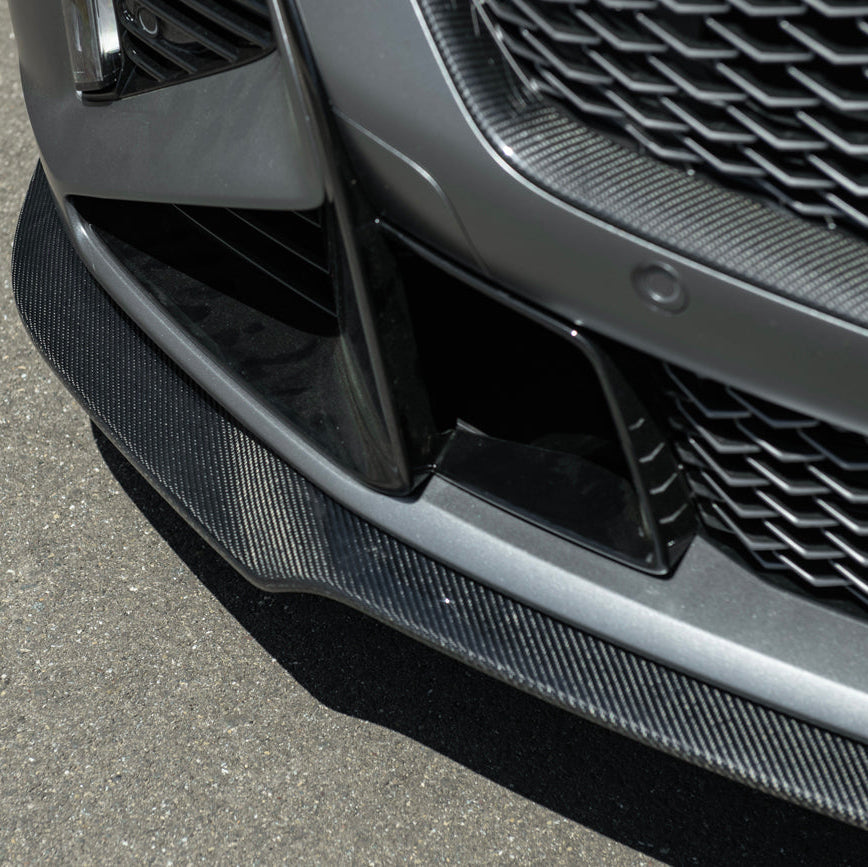 2025-Up Cadillac CT5-V Blackwing | Extended CARBON FIBER Front Lip Splitter