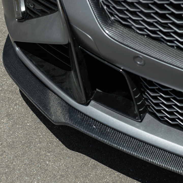 2025-Up Cadillac CT5-V Blackwing | Extended CARBON FIBER Front Lip Splitter