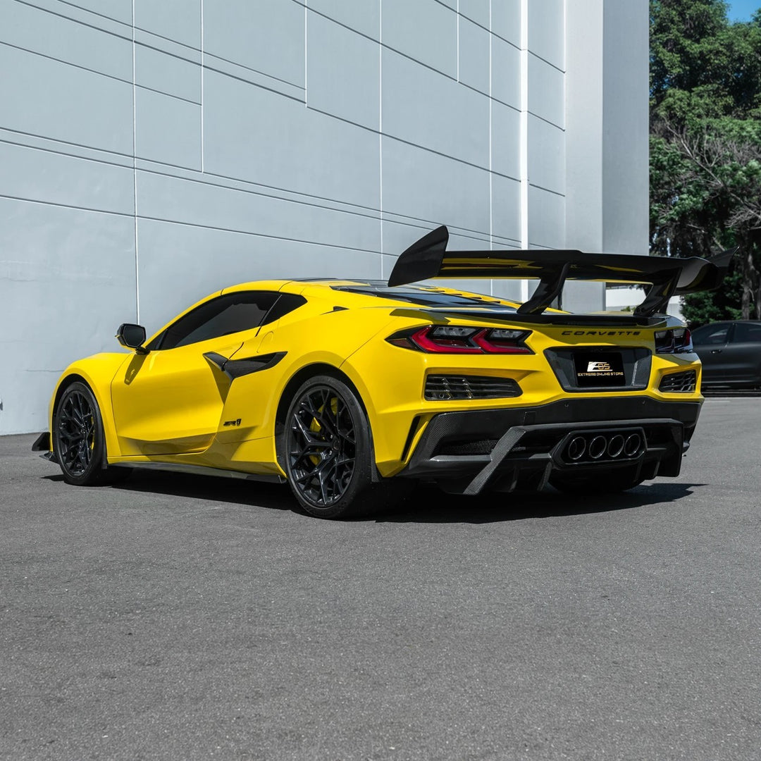 Corvette C8 Z06 XL Extended V2 Style Front Mud Flaps Guard