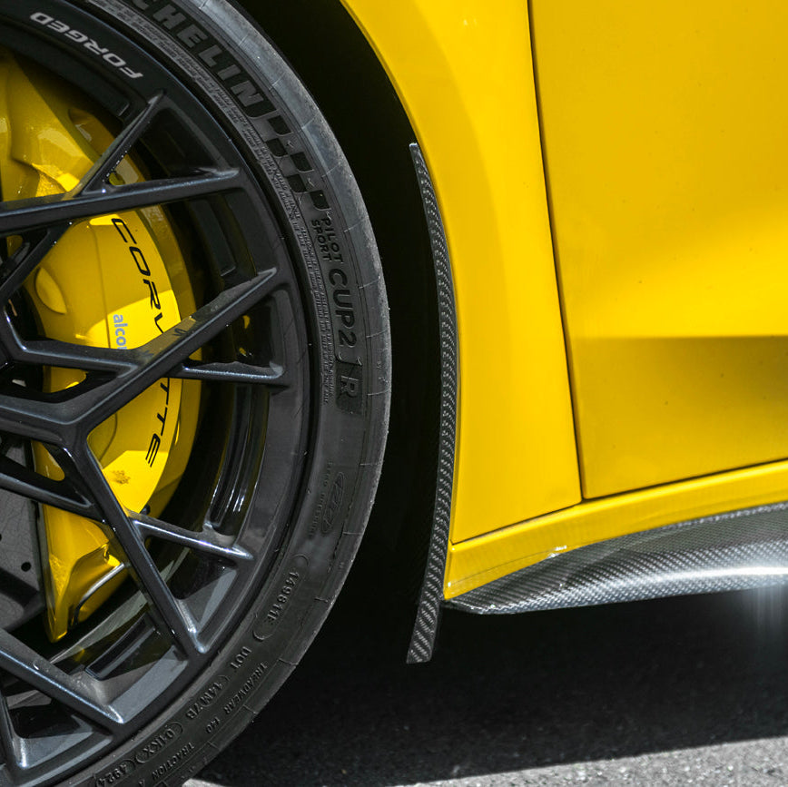 Corvette C8 Z06 Extended V2 Mud Flaps Guards