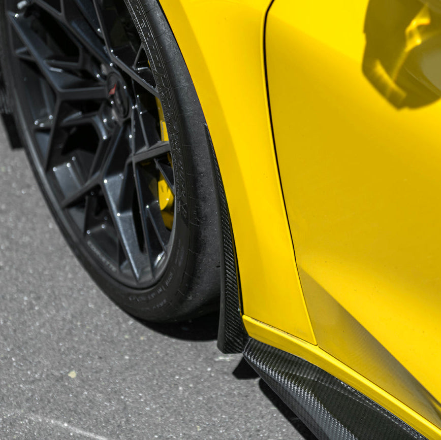 Corvette C8 Z06 Extended V2 Mud Flaps Guards