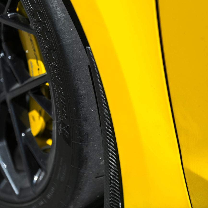 Corvette C8 Z06 XL Extended V2 Style Front Mud Flaps Guard