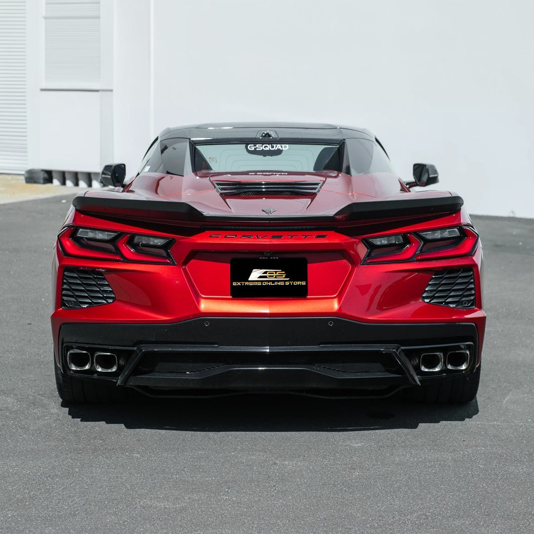 Corvette C8 Stingray | Z06 Style Wickerbill Rear Trunk Spoiler