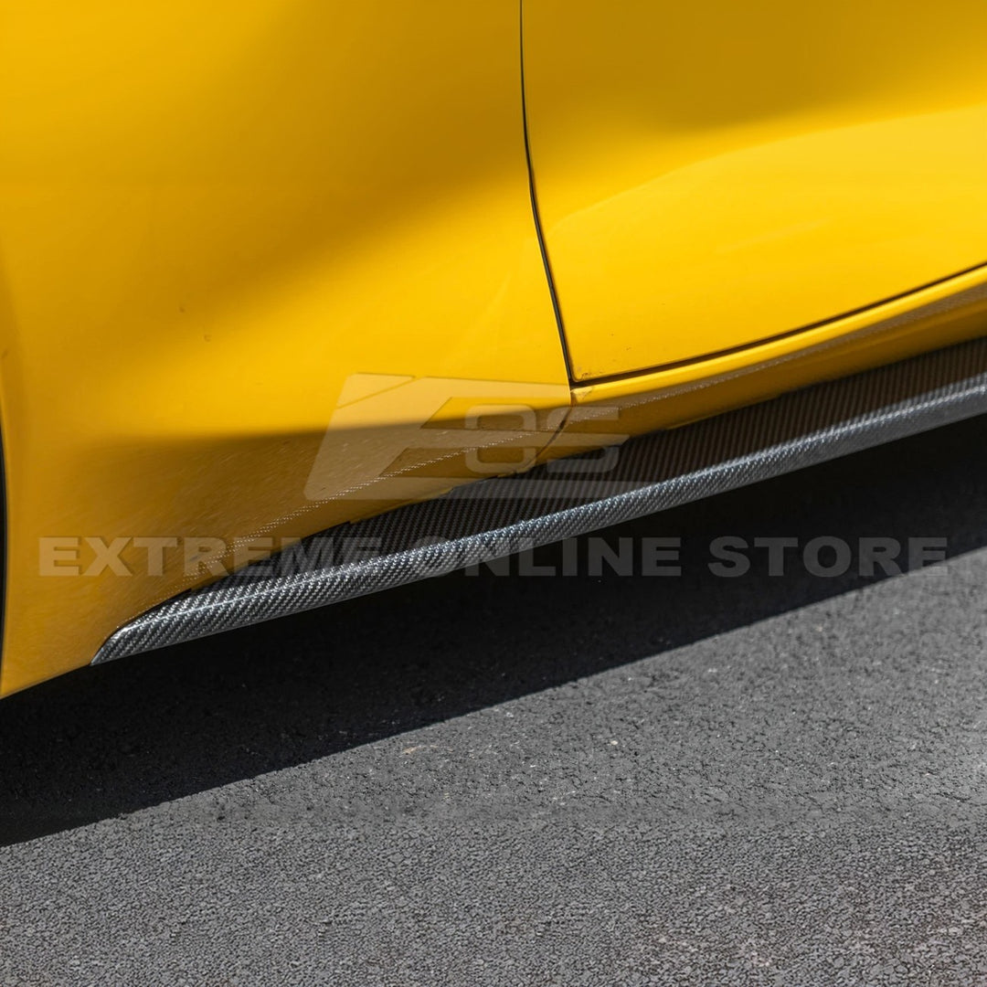 20-Up Toyota Supra A91 CF Front Lip &amp; Side Skirts