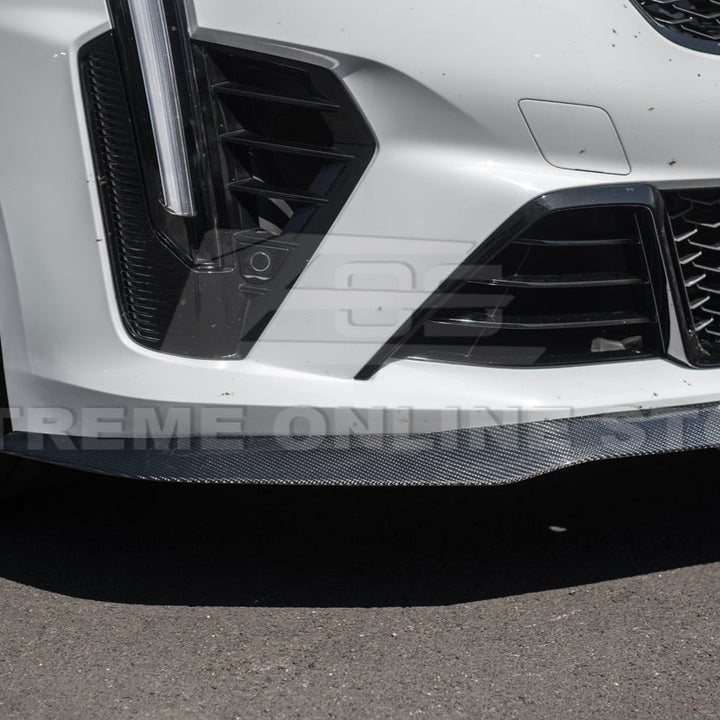 2020-Up Cadillac CT4-V Blackwing Front Lip Splitter &amp; Carnards