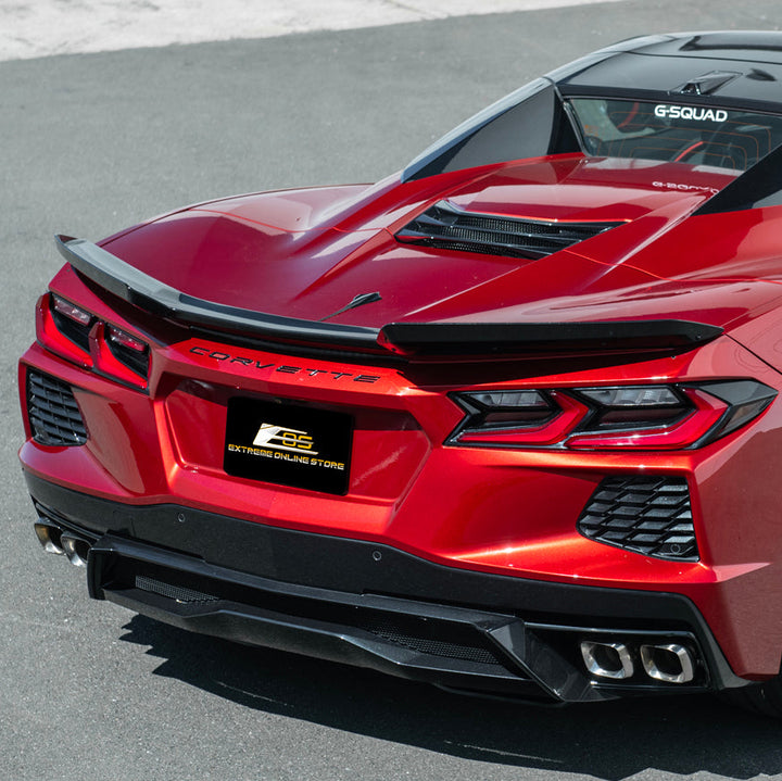 Corvette C8 Stingray | Z06 Style Wickerbill Rear Trunk Spoiler