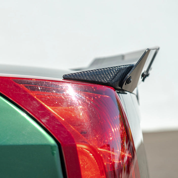 2003-07 Cadillac CTS / CTS-V | Add-On Smoke Tinted Rear Spoiler Wickerbill Flap