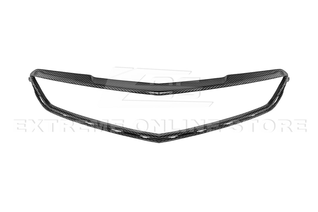 2016-19 Cadillac ATS-V DRY Carbon Fiber Front Grille Trim Insert