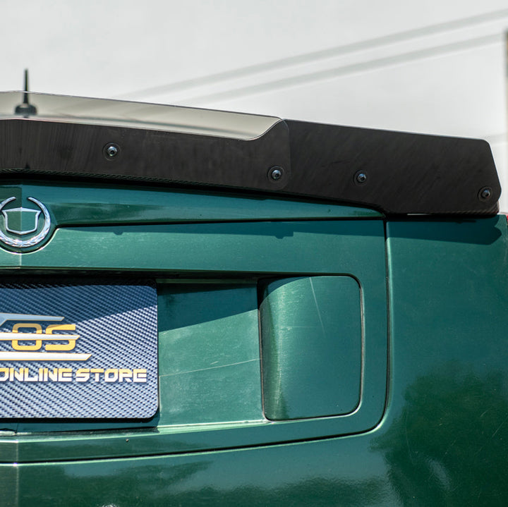 2003-07 Cadillac CTS / CTS-V | Add-On Smoke Tinted Rear Spoiler Wickerbill Flap