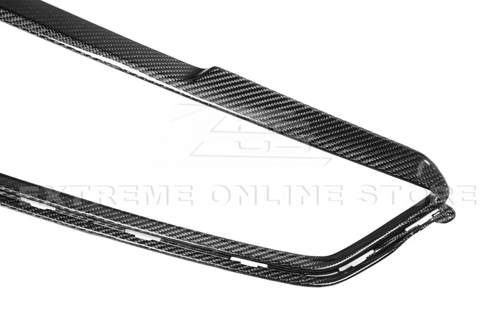 2016-19 Cadillac ATS-V DRY Carbon Fiber Front Grille Trim Insert