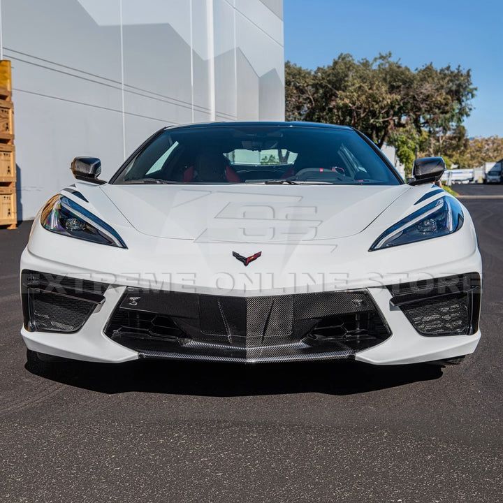 Chevrolet Corvette C8 DRY CARBON FIBER Fascia Panel Grille Cover