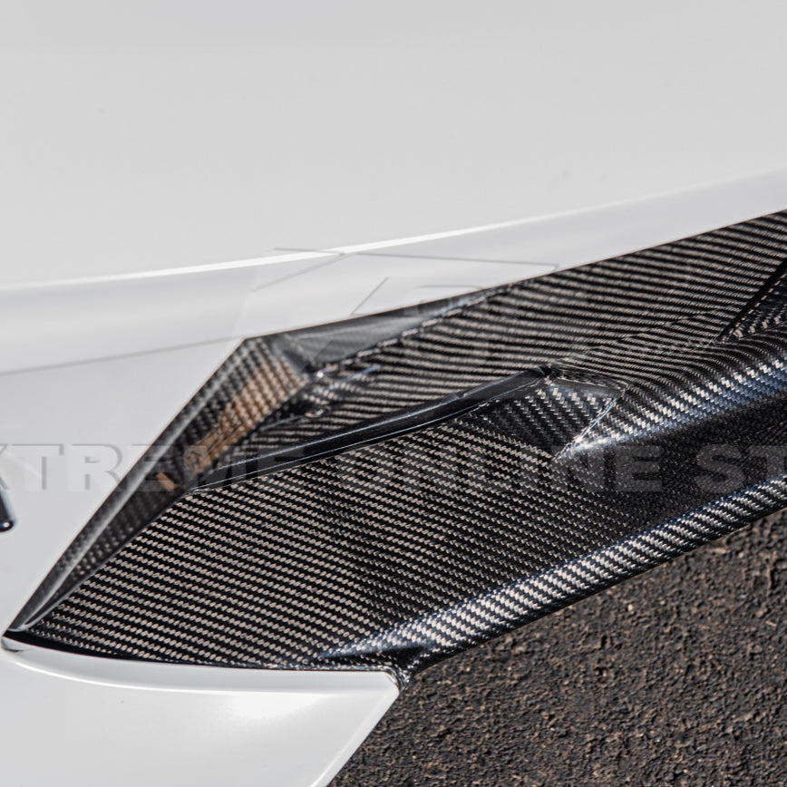 Chevrolet Corvette C8 DRY CARBON FIBER Fascia Panel Grille Cover
