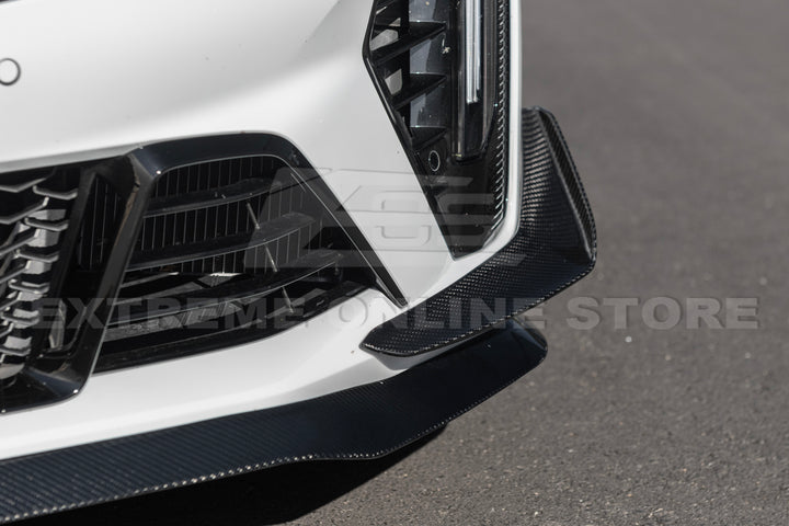 2020-Up Cadillac CT4-V Blackwing Front Lip Splitter Winglets &amp; Side Skirts