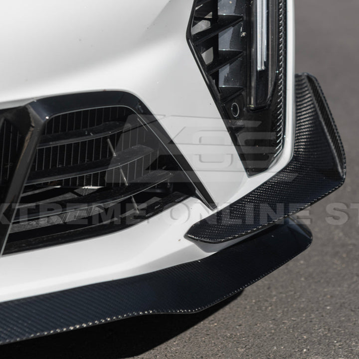 2020-Up Cadillac CT4-V Blackwing Front Lip Splitter &amp; Carnards