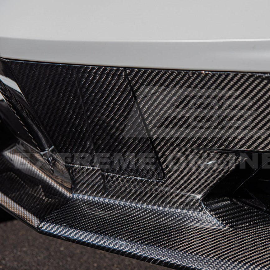 Chevrolet Corvette C8 DRY CARBON FIBER Fascia Panel Grille Cover
