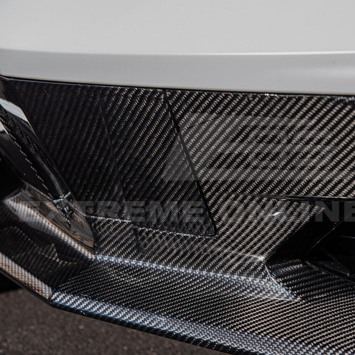 Chevrolet Corvette C8 DRY CARBON FIBER Fascia Panel Grille Cover