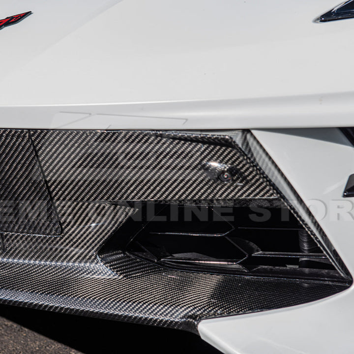 Chevrolet Corvette C8 DRY CARBON FIBER Fascia Panel Grille Cover