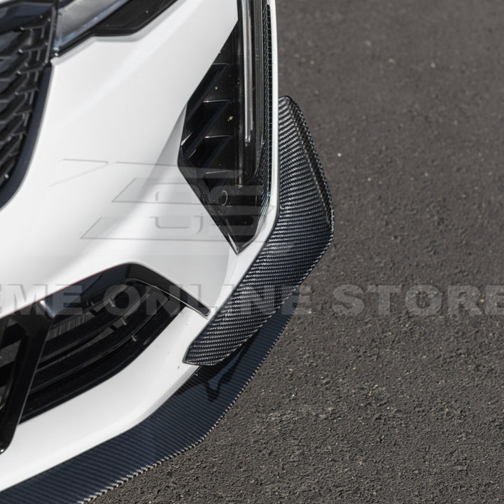 2020-Up Cadillac CT4-V Blackwing Front Lip Splitter &amp; Carnards