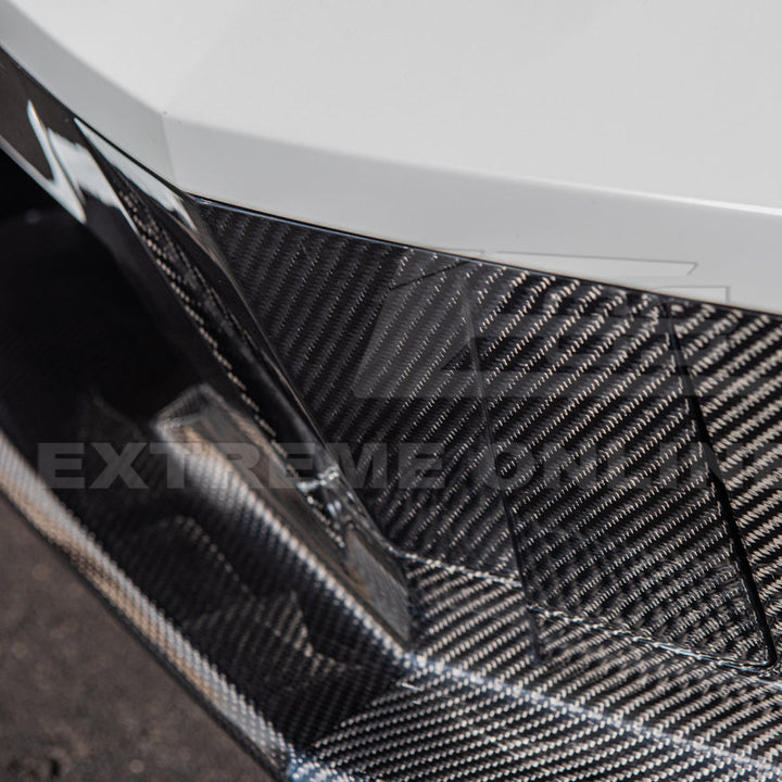 Chevrolet Corvette C8 DRY CARBON FIBER Fascia Panel Grille Cover