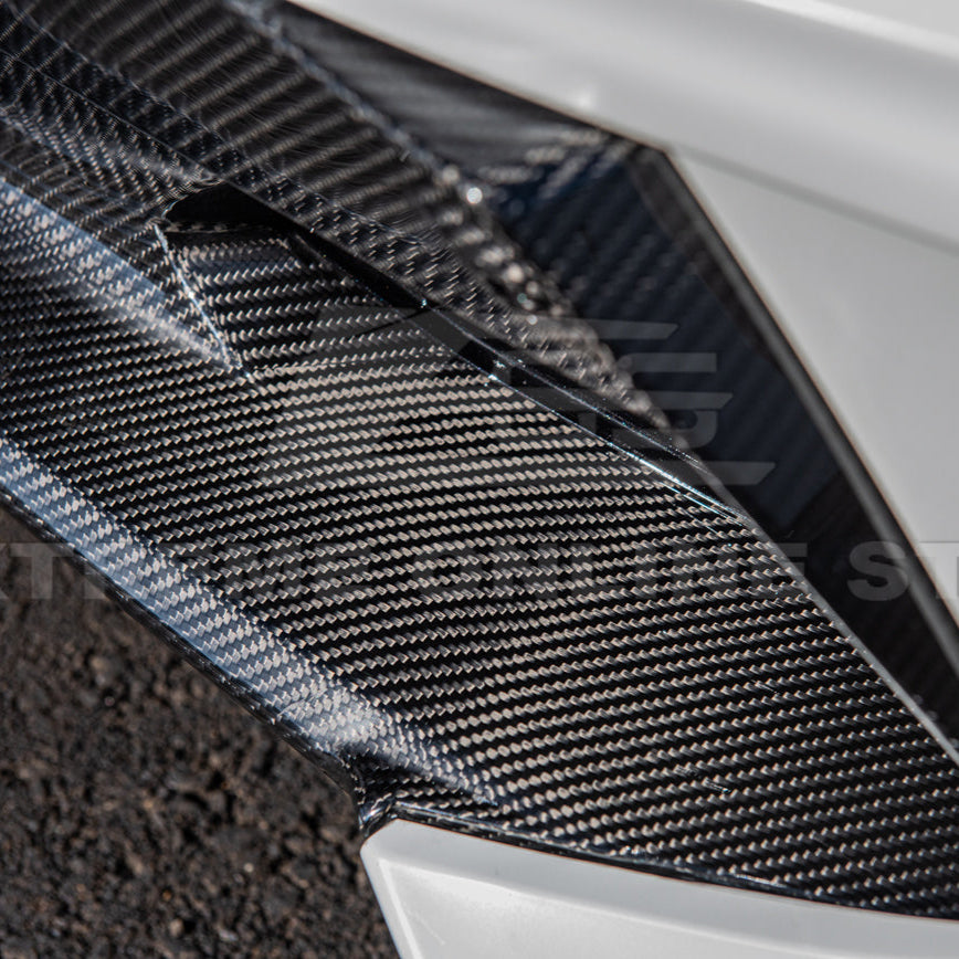 Chevrolet Corvette C8 DRY CARBON FIBER Fascia Panel Grille Cover