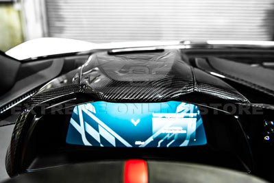 Chevrolet Corvette C8 Carbon Fiber Upper Dash Instrument Panel Full Cover Kit