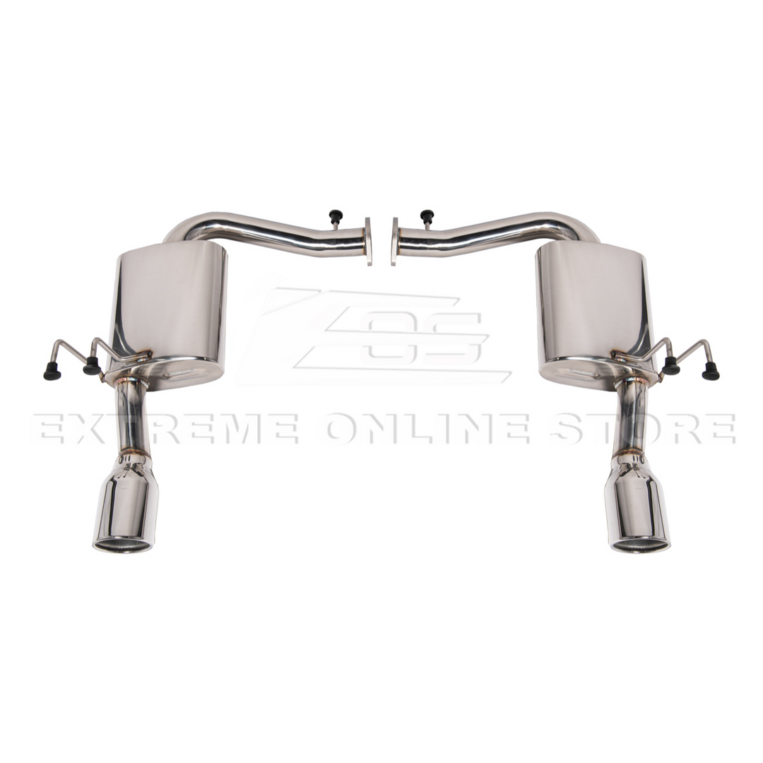 2016-21 Honda Civic 1.5t Sedan | T-304 Muffler Axle Back 4Inch Dual Tips Exhaust