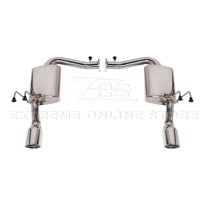 2016-21 Honda Civic 1.5t Sedan | T-304 Muffler Axle Back 4Inch Dual Tips Exhaust