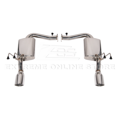 2016-21 Honda Civic 1.5t Sedan | T-304 Muffler Axle Back 4Inch Dual Tips Exhaust