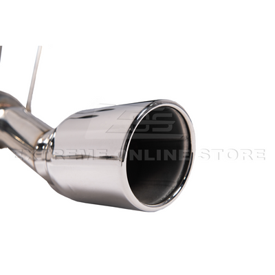 2016-21 Honda Civic 1.5t Sedan | T-304 Muffler Axle Back 4Inch Dual Tips Exhaust