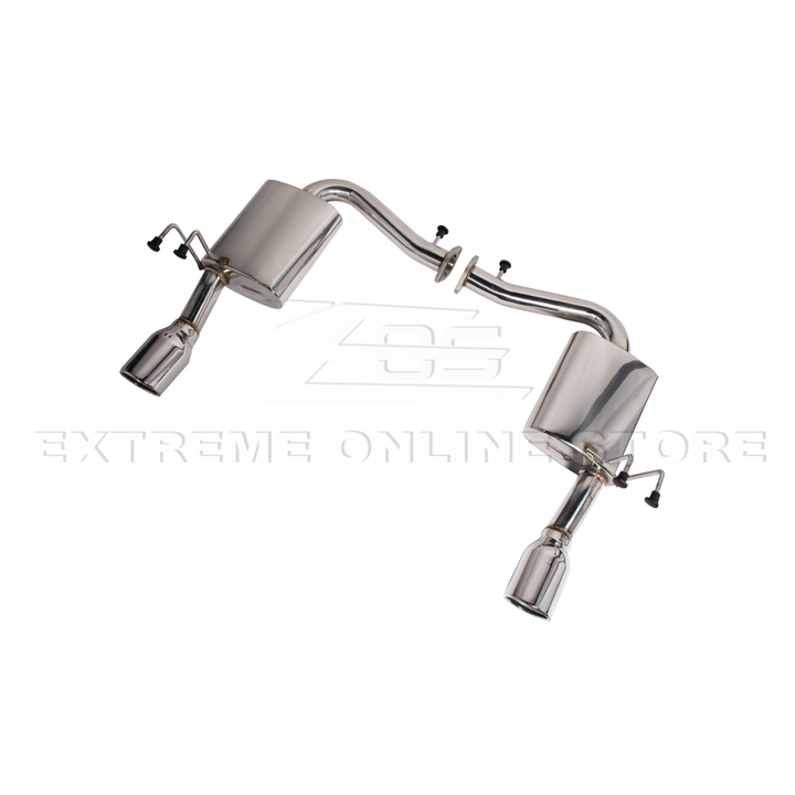 2016-21 Honda Civic 1.5t Sedan | T-304 Muffler Axle Back 4Inch Dual Tips Exhaust