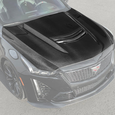 2020-Up Cadillac CT5-V Blackwing Bumper Hood Vented Cover
