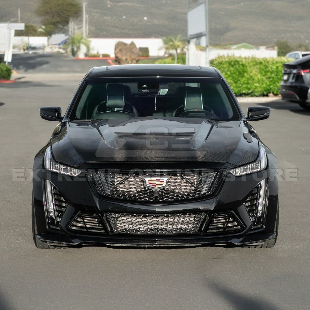 2020-Up Cadillac CT5-V Blackwing Bumper Hood Vented Cover