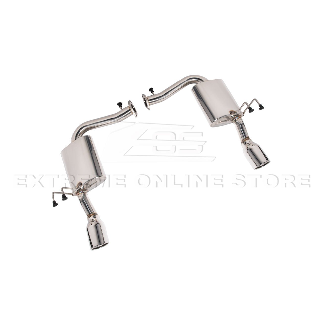 2016-21 Honda Civic 1.5t Sedan | T-304 Muffler Axle Back 4Inch Dual Tips Exhaust
