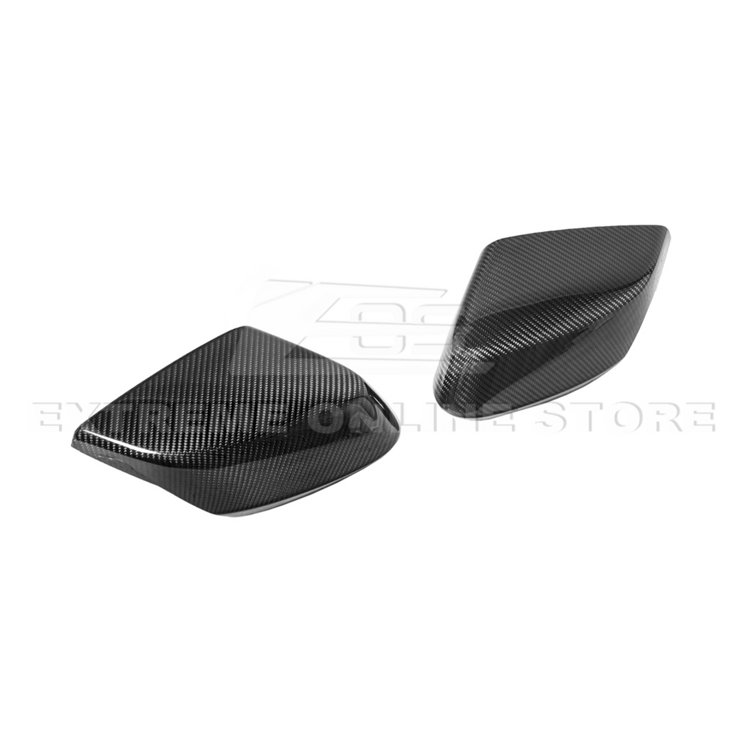 Chevrolet Corvette C8 DRY CARBON FIBER Replacement Mirror Covers