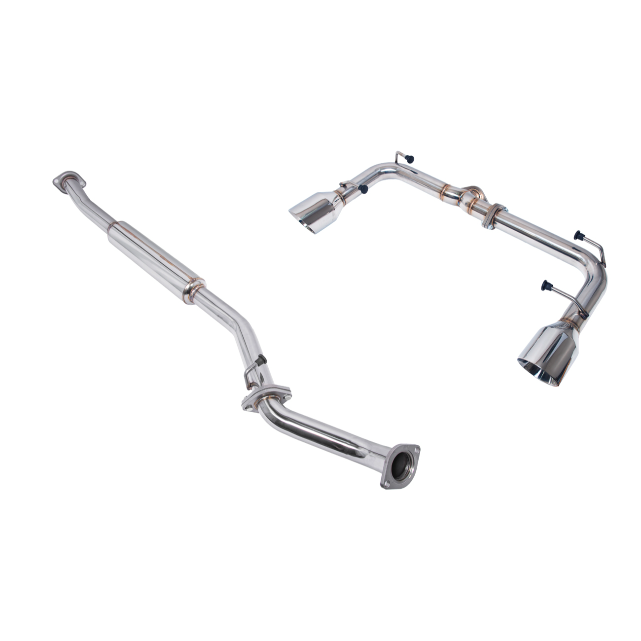2022-Up Toyota GR86 Subaru BRZ Cat Back Dual Tips Exhaust Kit
