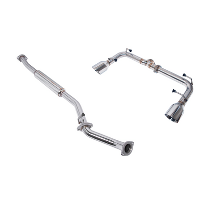 2022-Up Toyota GR86 Subaru BRZ Cat Back Dual Tips Exhaust Kit