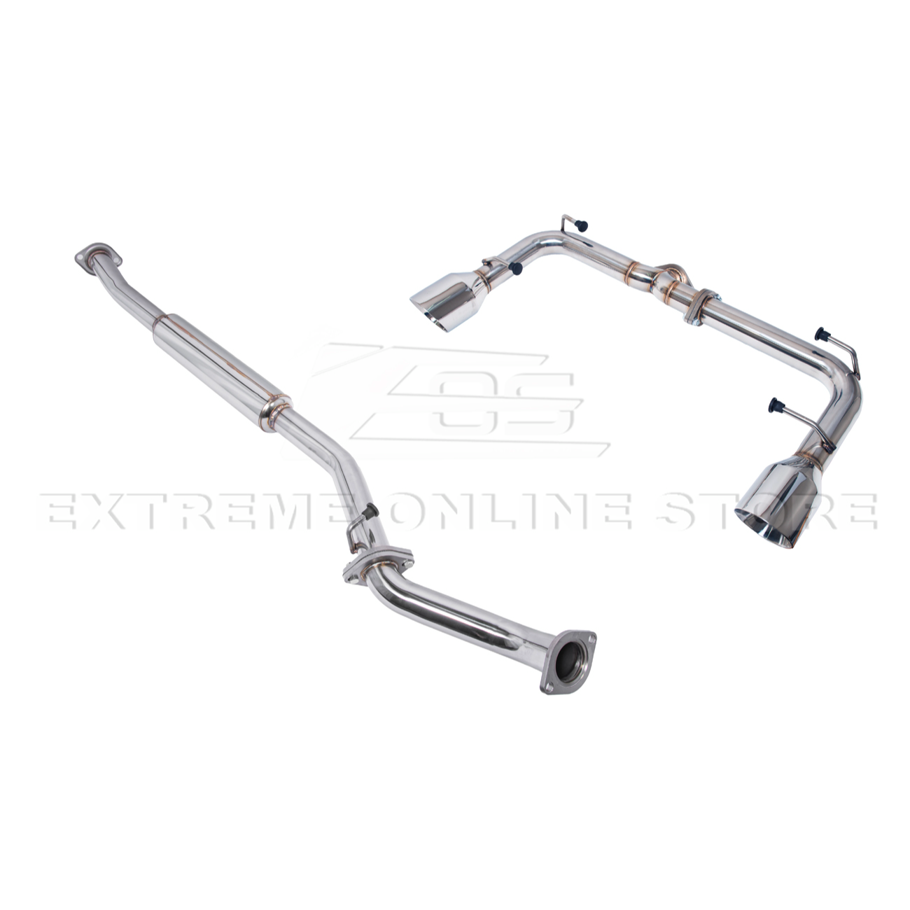 2022-Up Toyota GR86 Subaru BRZ Cat Back Dual Tips Exhaust Kit