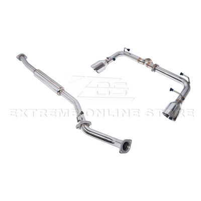 2022-Up Toyota GR86 Subaru BRZ Cat Back Dual Tips Exhaust Kit