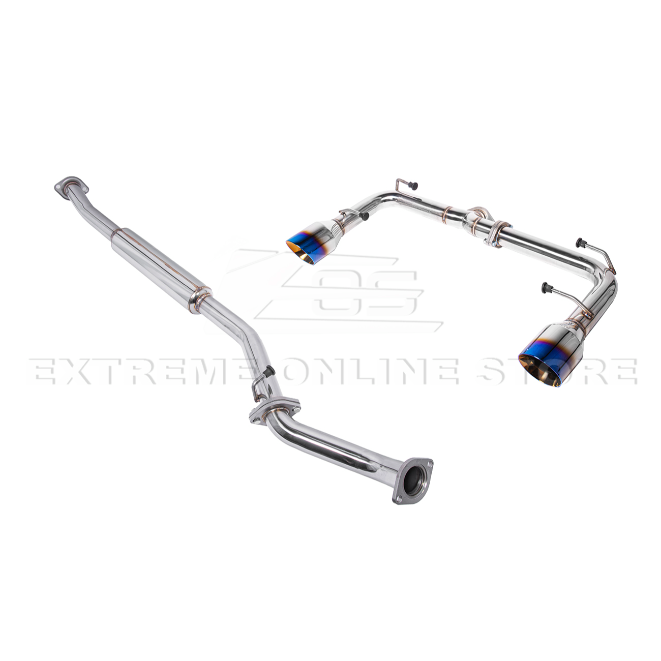 2022-Up Toyota GR86 Subaru BRZ Cat Back Dual Tips Exhaust Kit