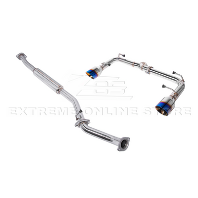 2022-Up Toyota GR86 Subaru BRZ Cat Back Dual Tips Exhaust Kit