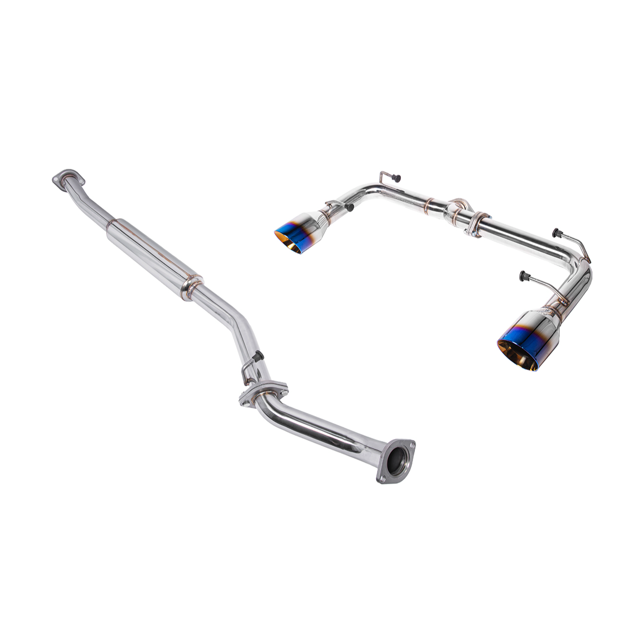 2022-Up Toyota GR86 Subaru BRZ Cat Back Dual Tips Exhaust Kit